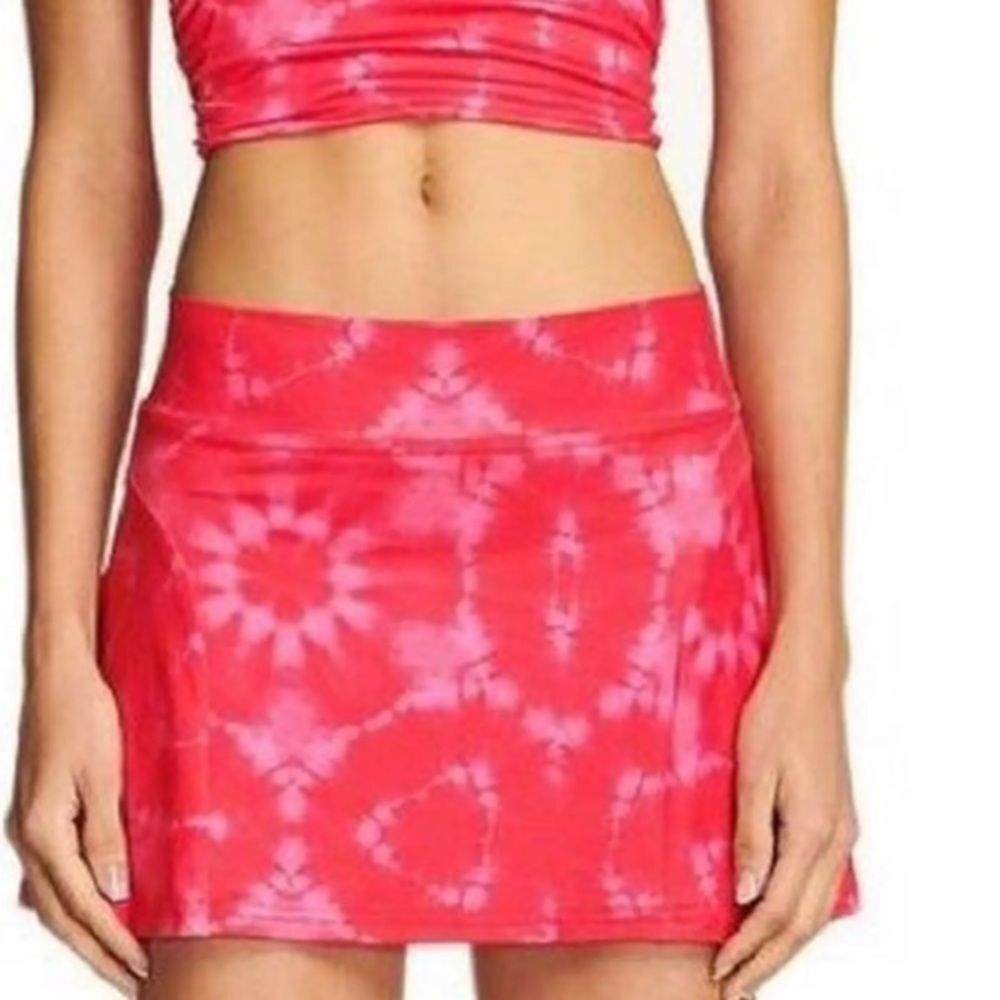 I.AM.GIA Pink Tie-Dye Mini Skirt
